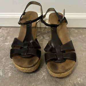 Candies wedge sandals size 9